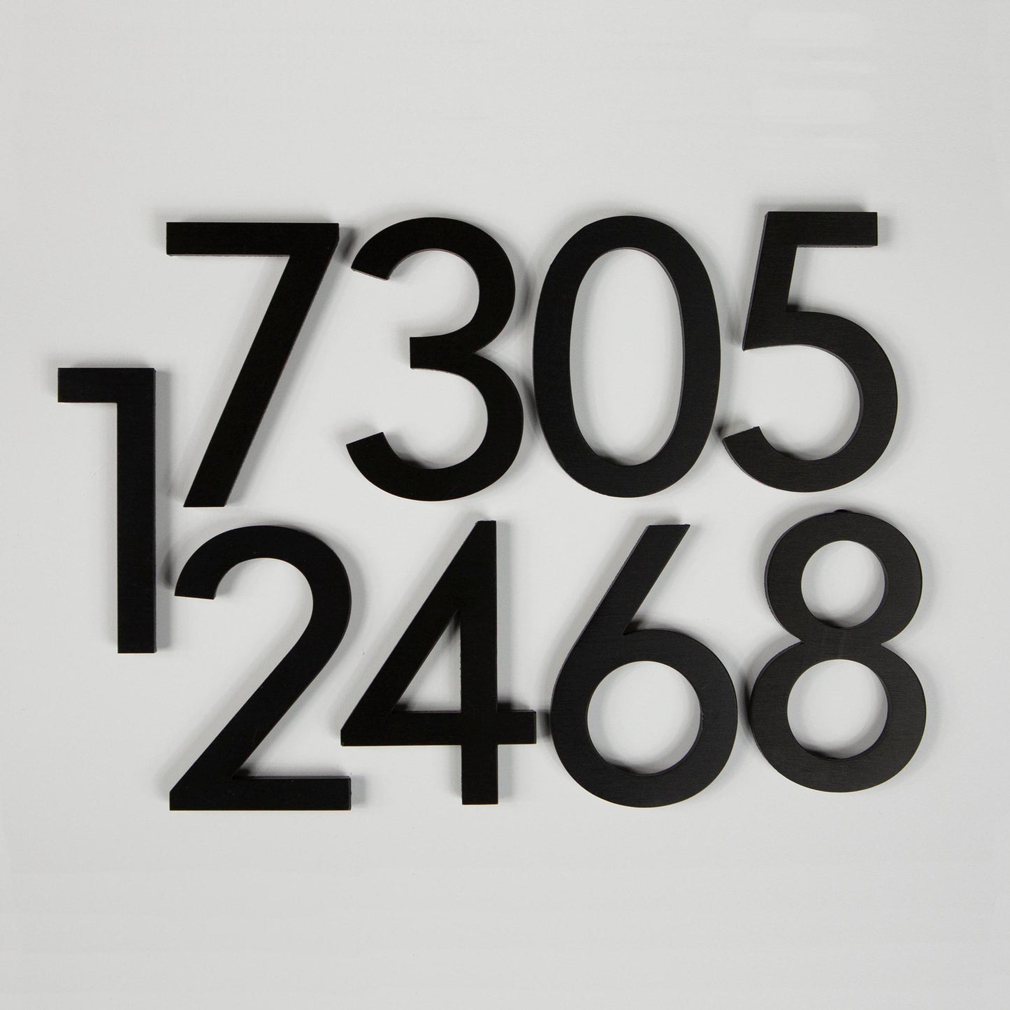 Black Color 4" Address Numbers for Steel Mailbox #HB06