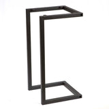 SS013 square top C-shaped side table base