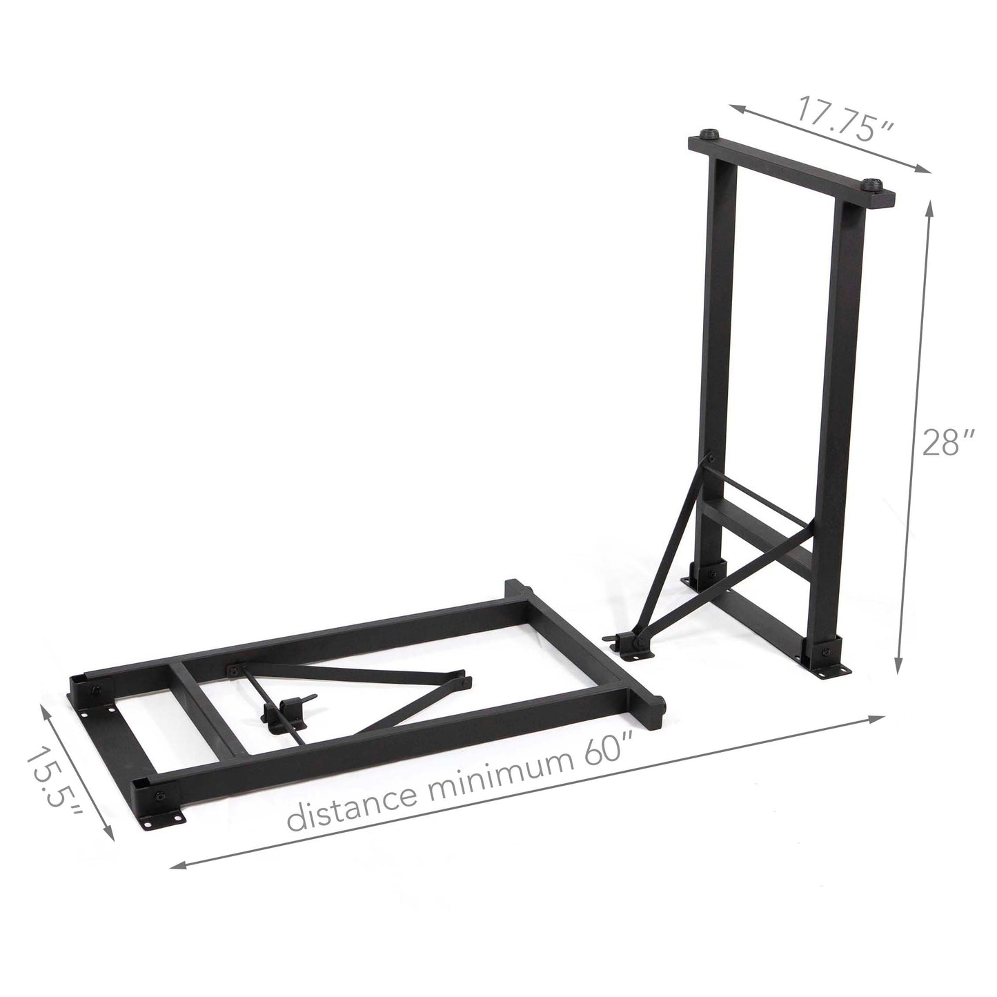 H28" Folding Table Legs, 1 Pair #SS025