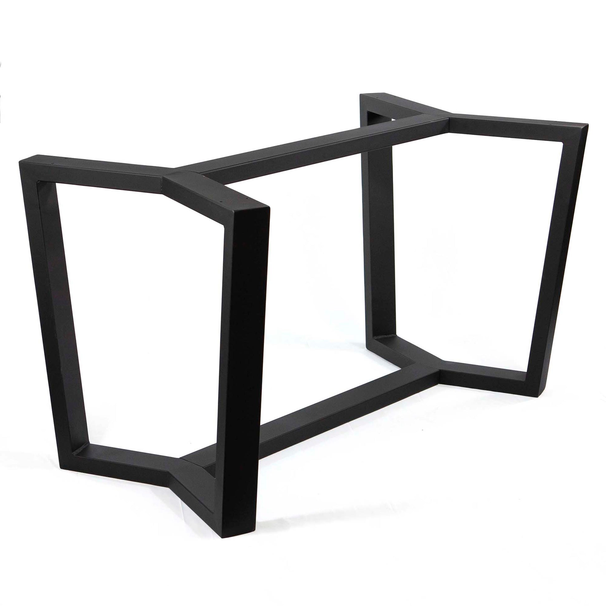 cress dining table base with stretcher bar