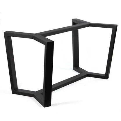 cress dining table base with stretcher bar