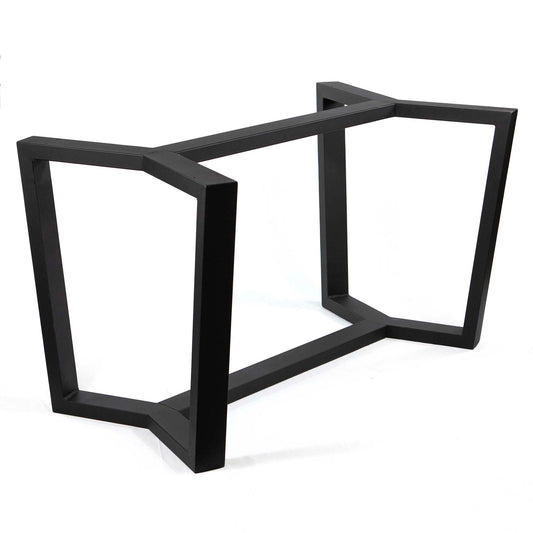 cress dining table base with stretcher bar