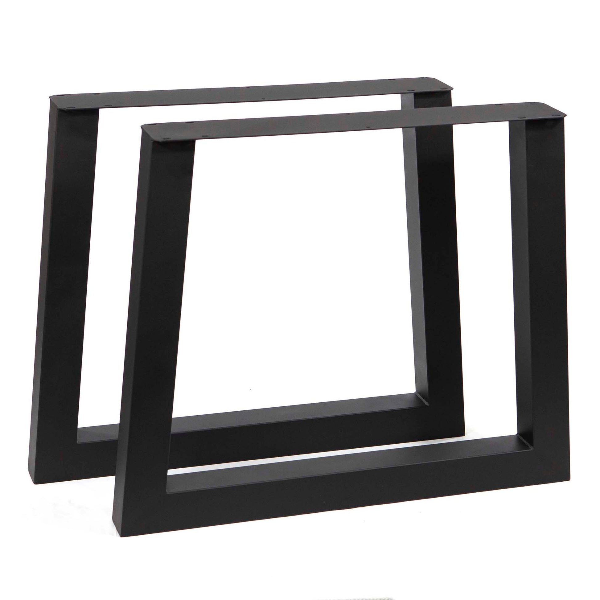 extra wide trapezoid dining table legs