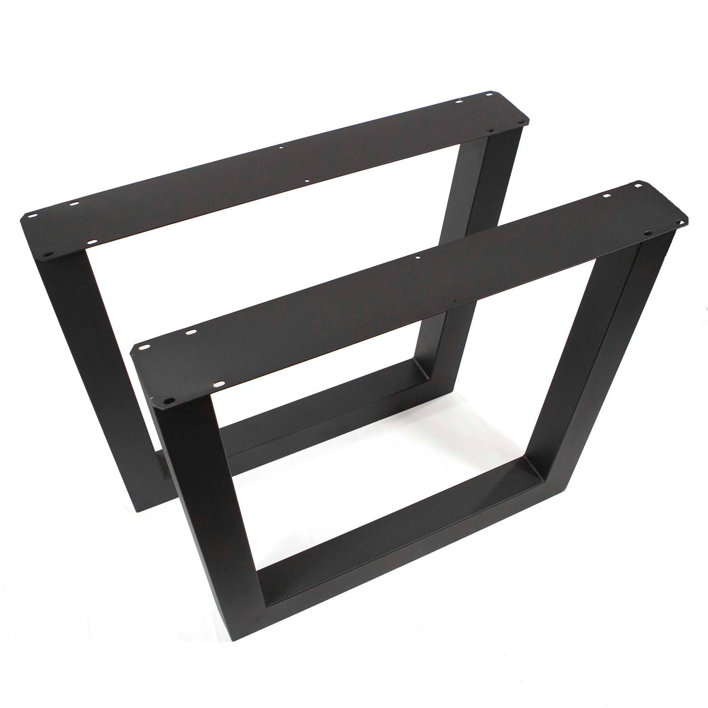 Extra Wide Reverse Trapezoid Dining Table Legs, Made In 3"x3" Tubing, 1 Pair #SS028