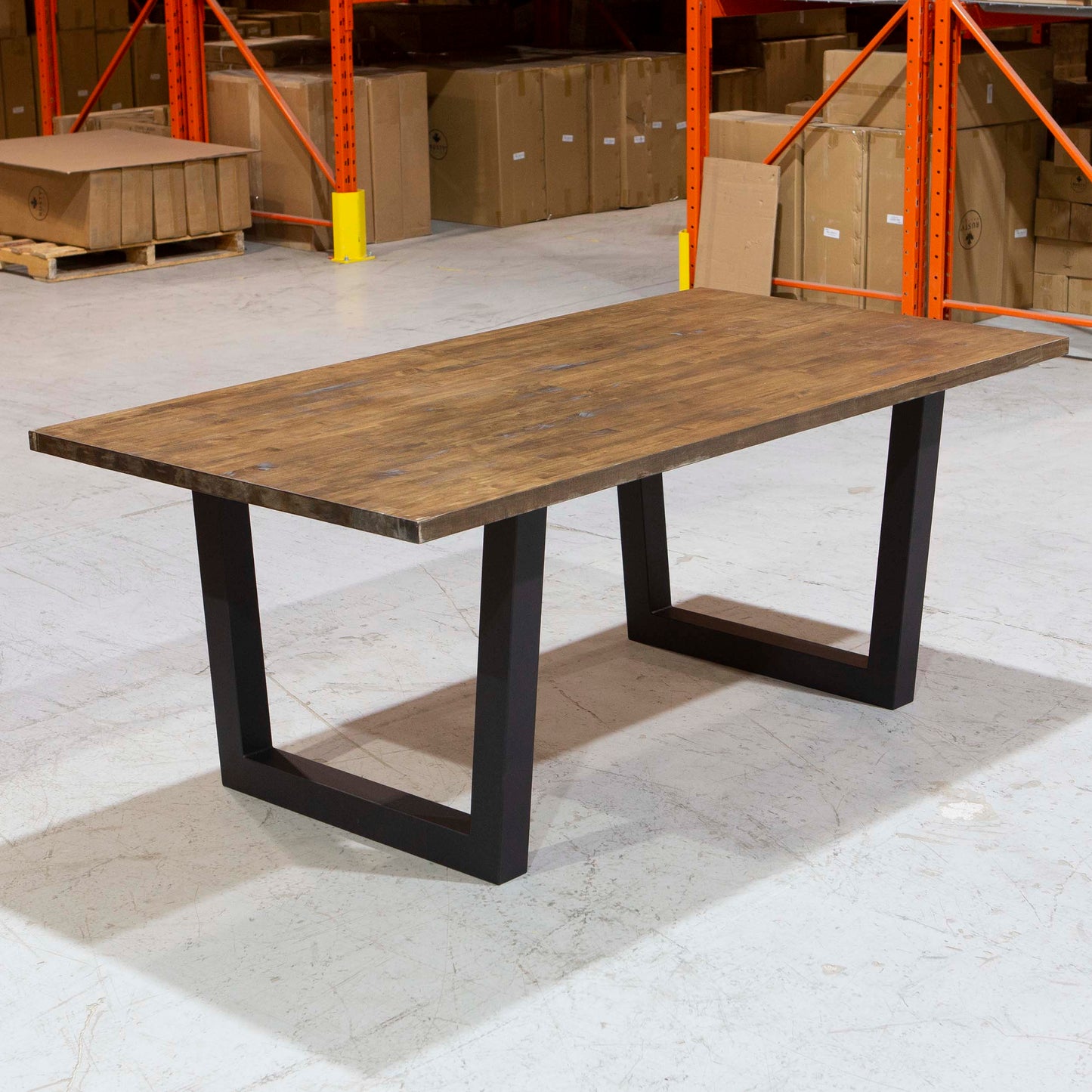 SS028 extra wide trapezoid dining table legs