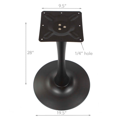 Affordable Tulip Shaped Bistro Table Base #SS031