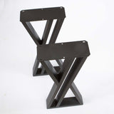 SS1130 double Z shaped entryway console table legs