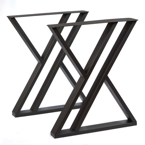 Double Z Shaped W23" Desk Table Legs, 1 Pair, #SS1141