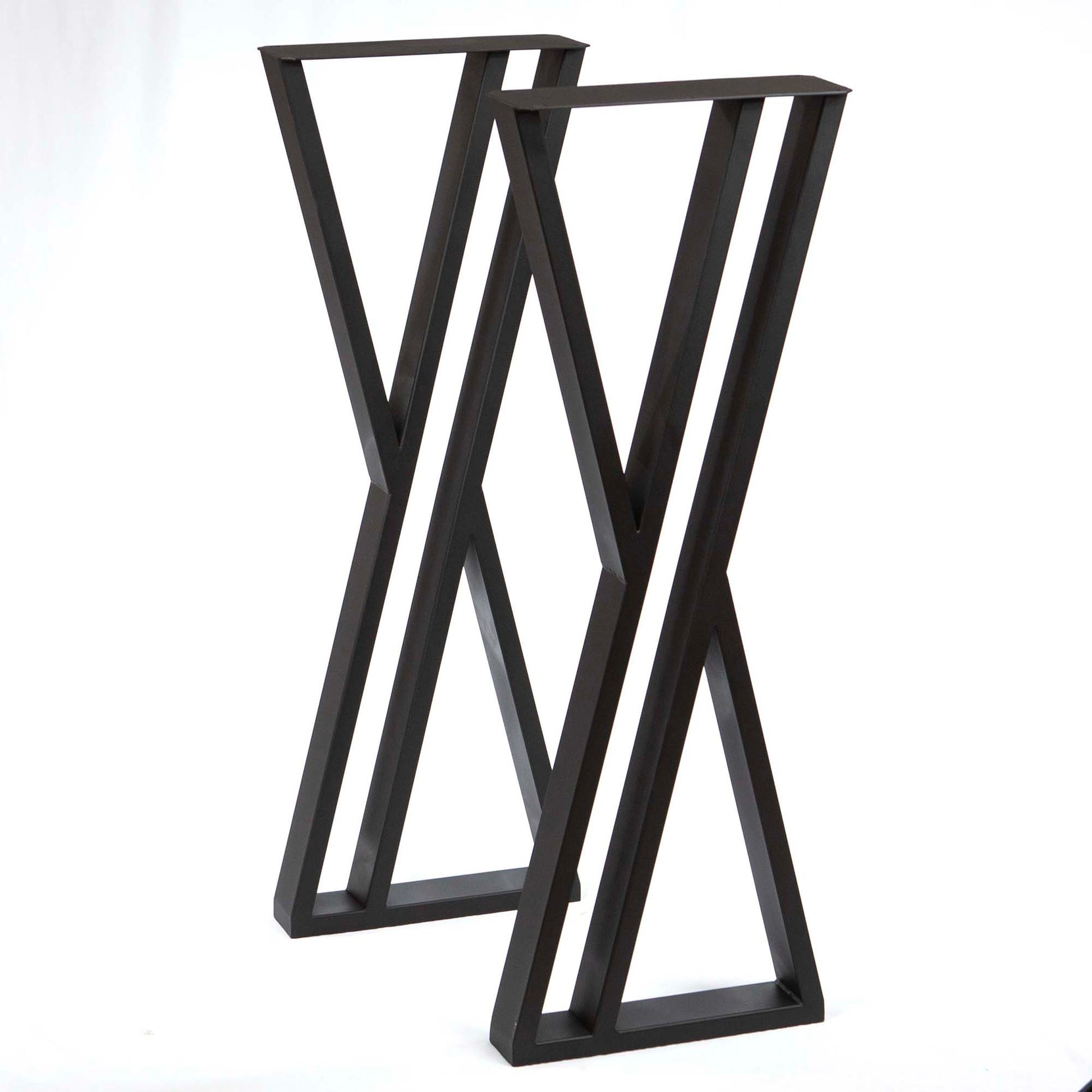 Double Z Shaped Bar Table Legs, 1 Pair, #SS1180 – Rusty Design Canada