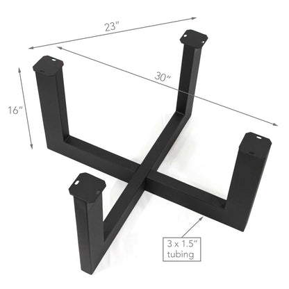 H16" Extra Wide Round Coffee Table Base #SS1422