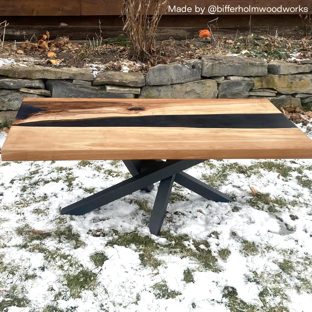 Coffee Table Legs, Straw Bundle Shaped, 1 Set #SS1720 – RustyDesign