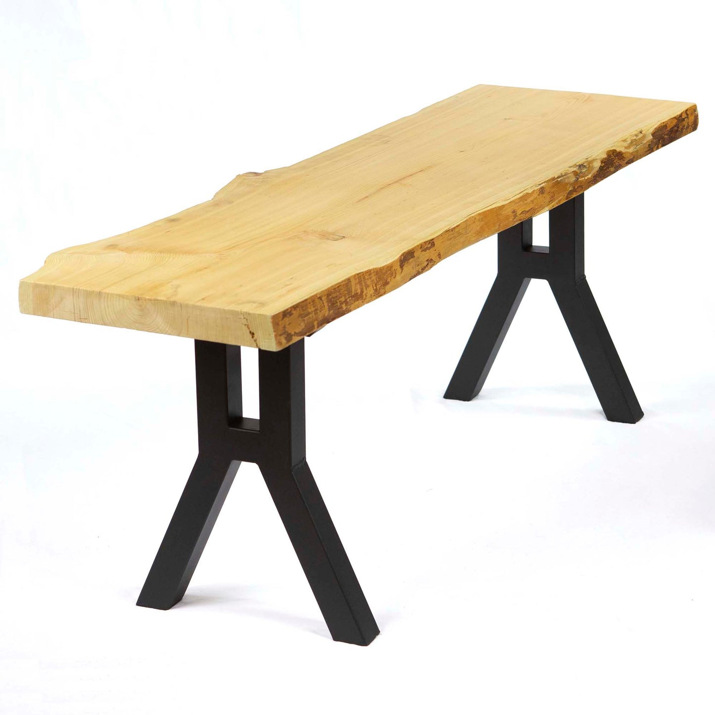 wishbone shaped bench legs