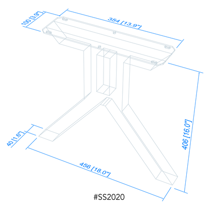 drawing of coffee table legs