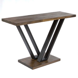 SS2430 V shaped entryway console table base