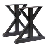 SS510 trestle dining table legs