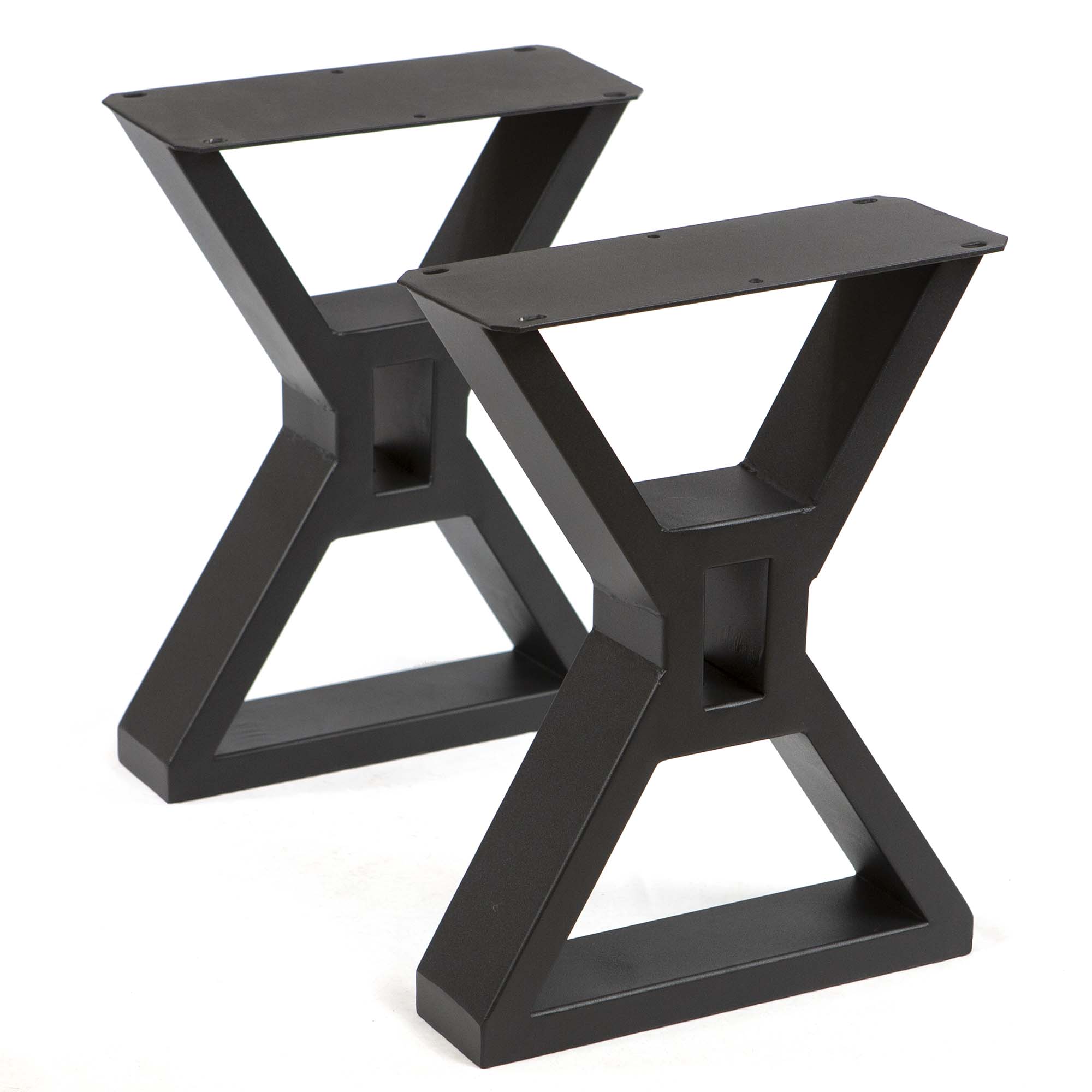 Farmhouse X-Shaped Bench Legs, 1 Pair #SS700 – Rusty Design Canada
