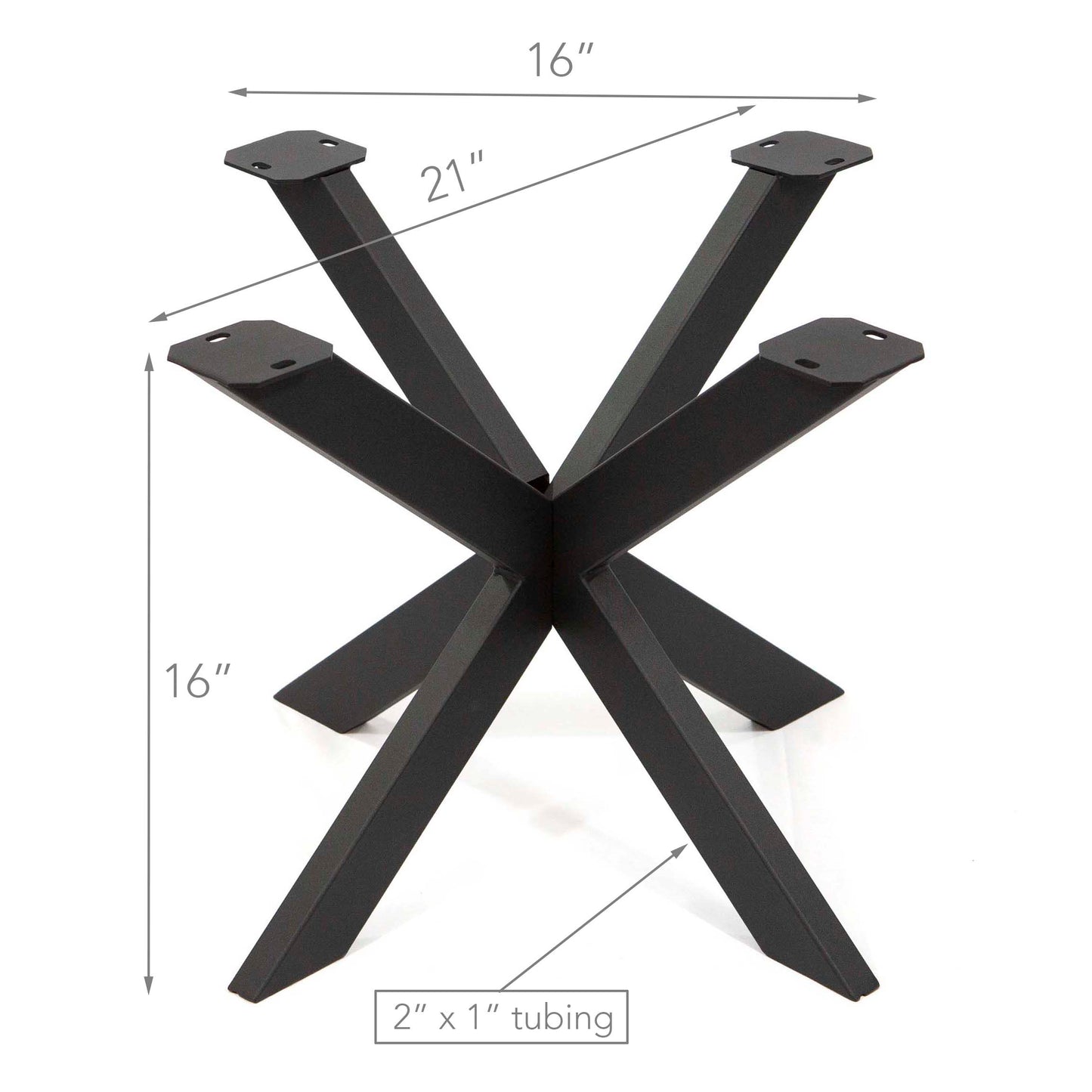 H16" Starburst Round Coffee Table Base #ST2621