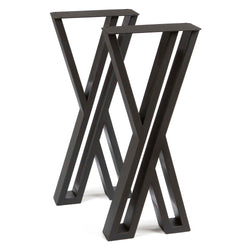 Double X Shaped Entryway Console Table Legs, 1 Pair #ST2730