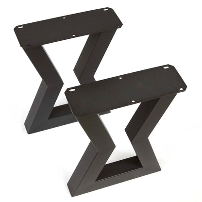 Sleek X-Shaped Bench Legs, 1 Pair #ST2900