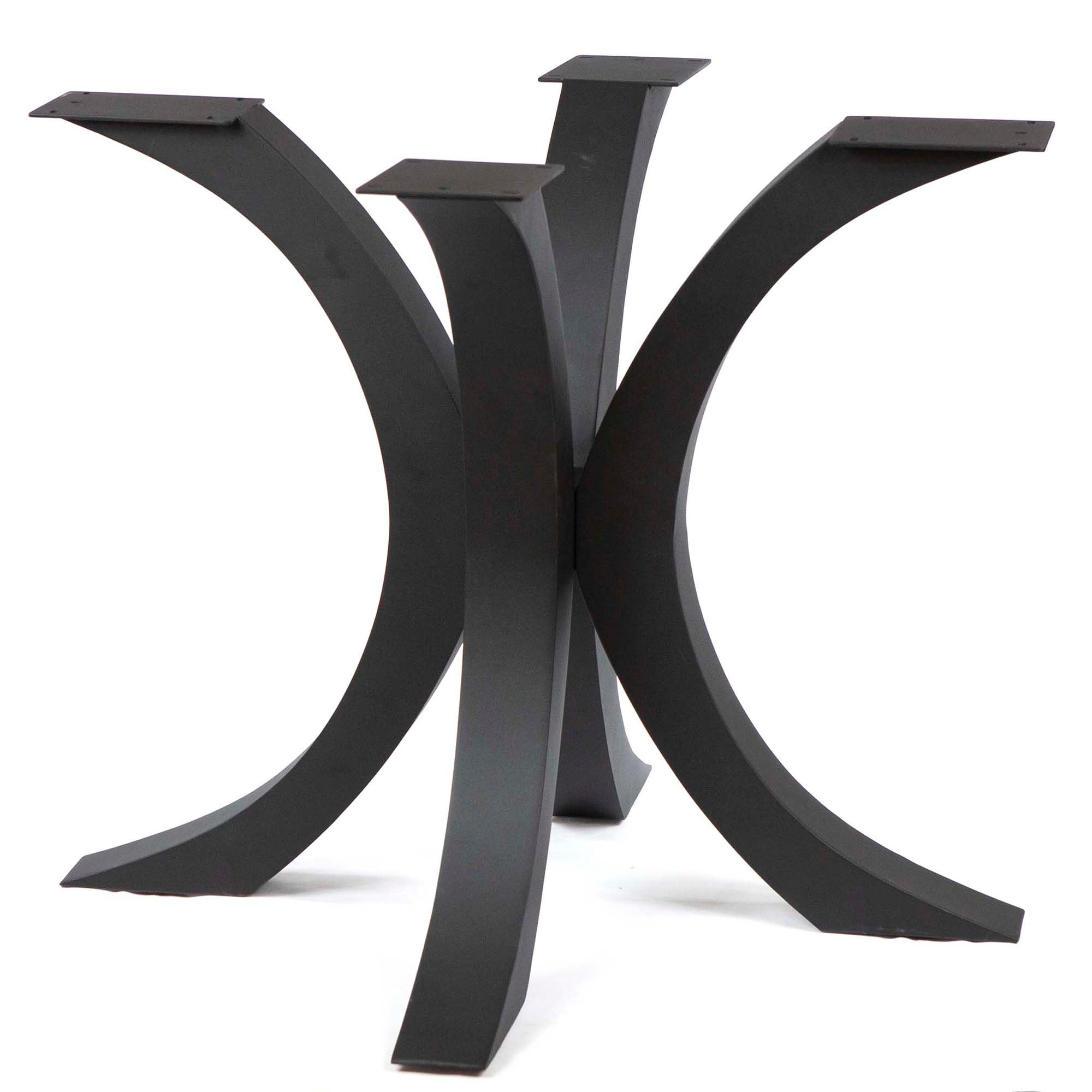 H28 Flowy Butterfly Shaped Round Dining Table Legs ST3011 Rusty H28 Flowy Butterfly Shaped Round Dining Table Legs ST3011 Rusty
