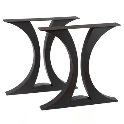 CLEARANCE B3 - Flowy X-Shaped Dining Table Legs, #ST3012