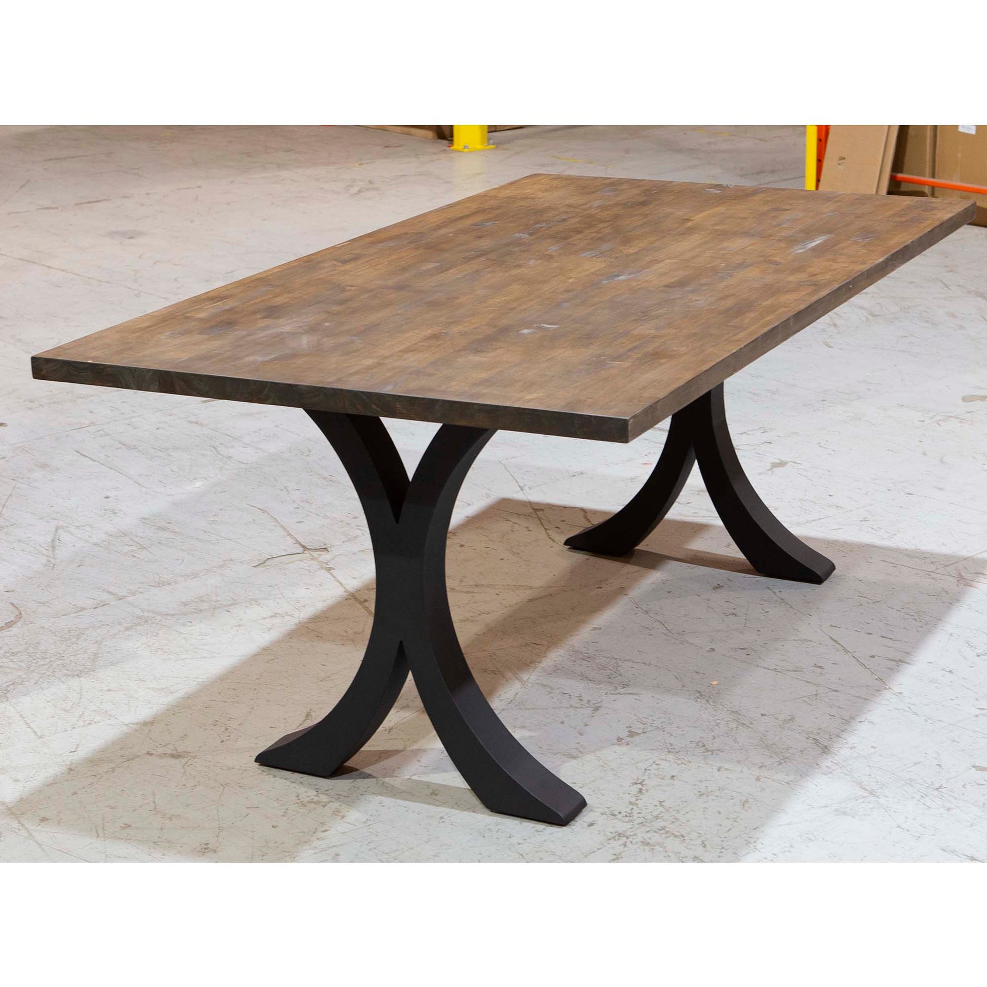 X-shaped office desk table legs