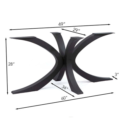 Flowy Spider Shaped Dining Table Legs, #ST3015
