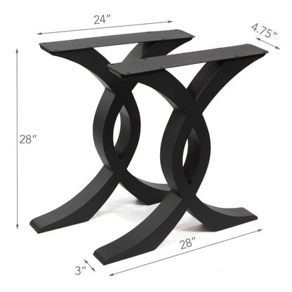 Rope-Shaped Dining Table Legs, #ST3018
