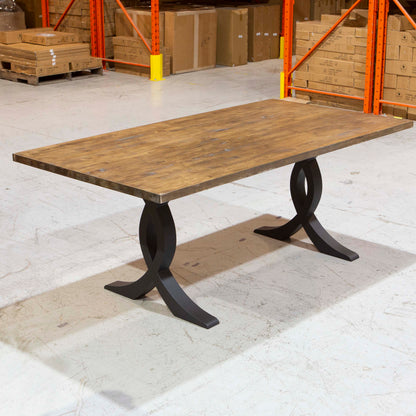 rope-shaped dining table legs