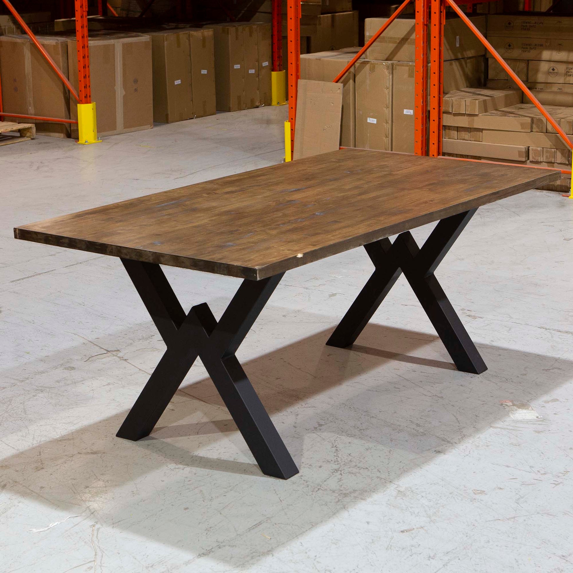 peak shaped dining table legs