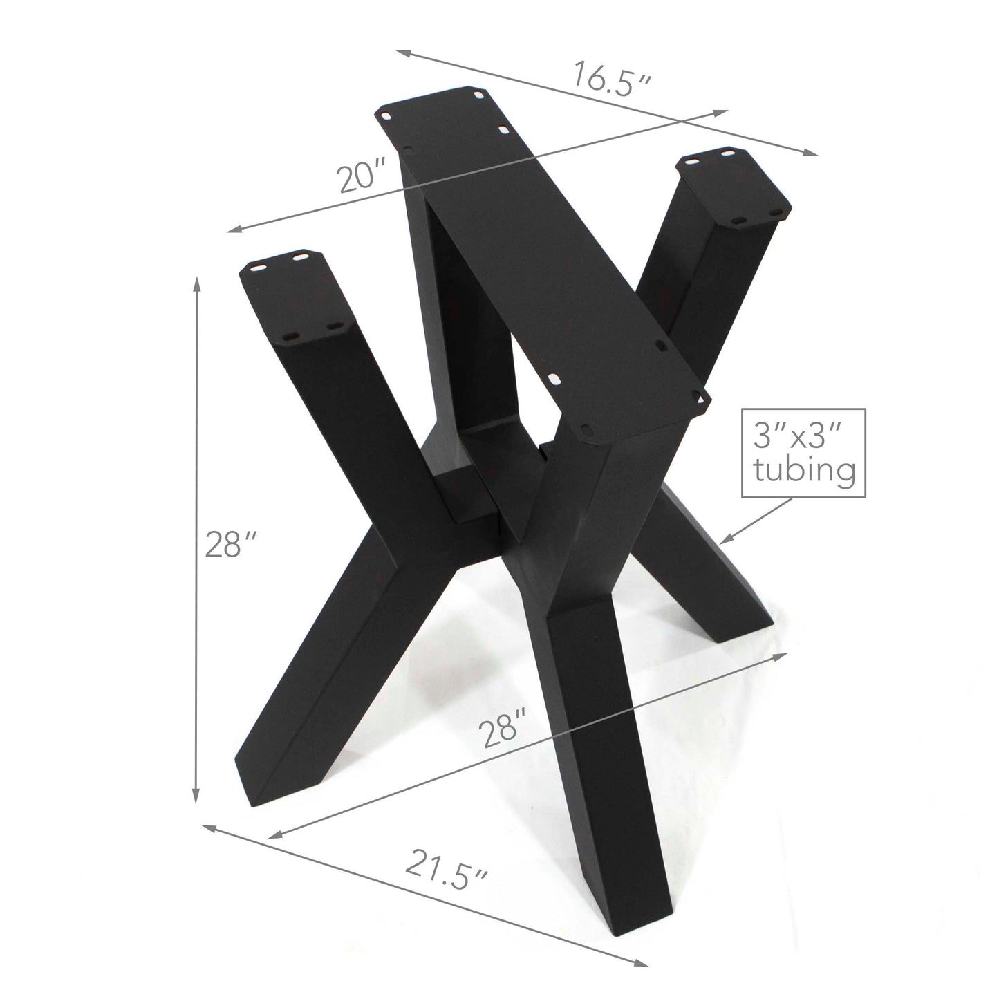 H28" MCM Round Dining Table Base #ST3311