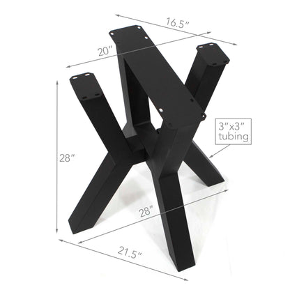 H28" MCM Round Dining Table Base #ST3311