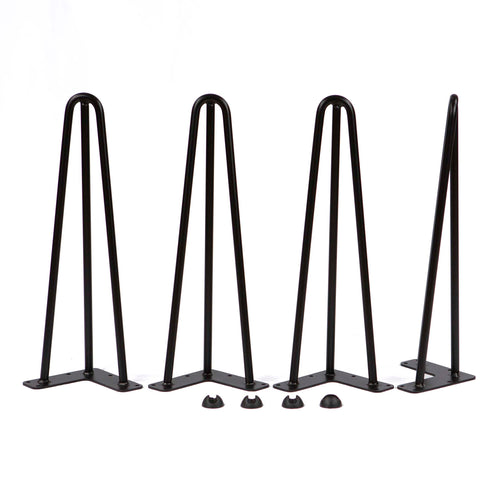 Hairpin Legs for Table & Furniture, Made in Metal Rusty Design