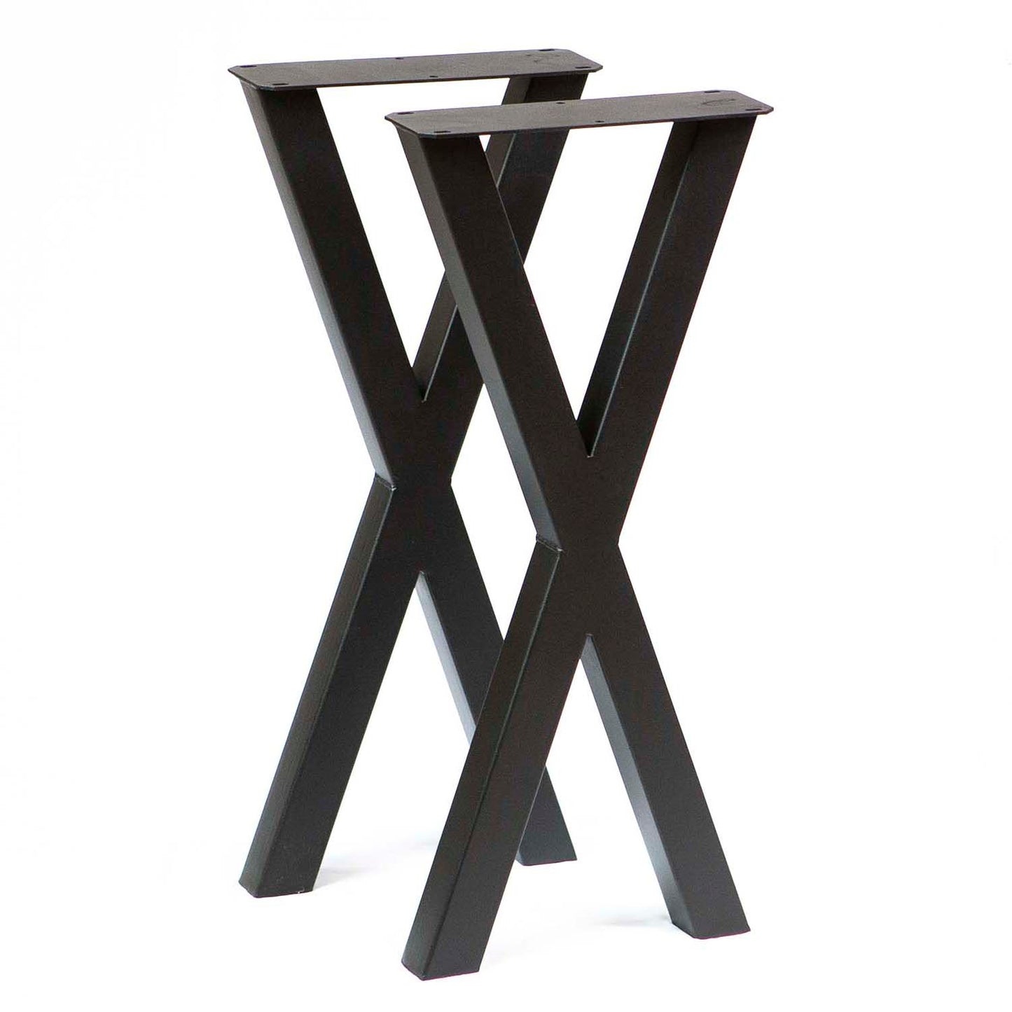 X-shaped sofa or console table legs