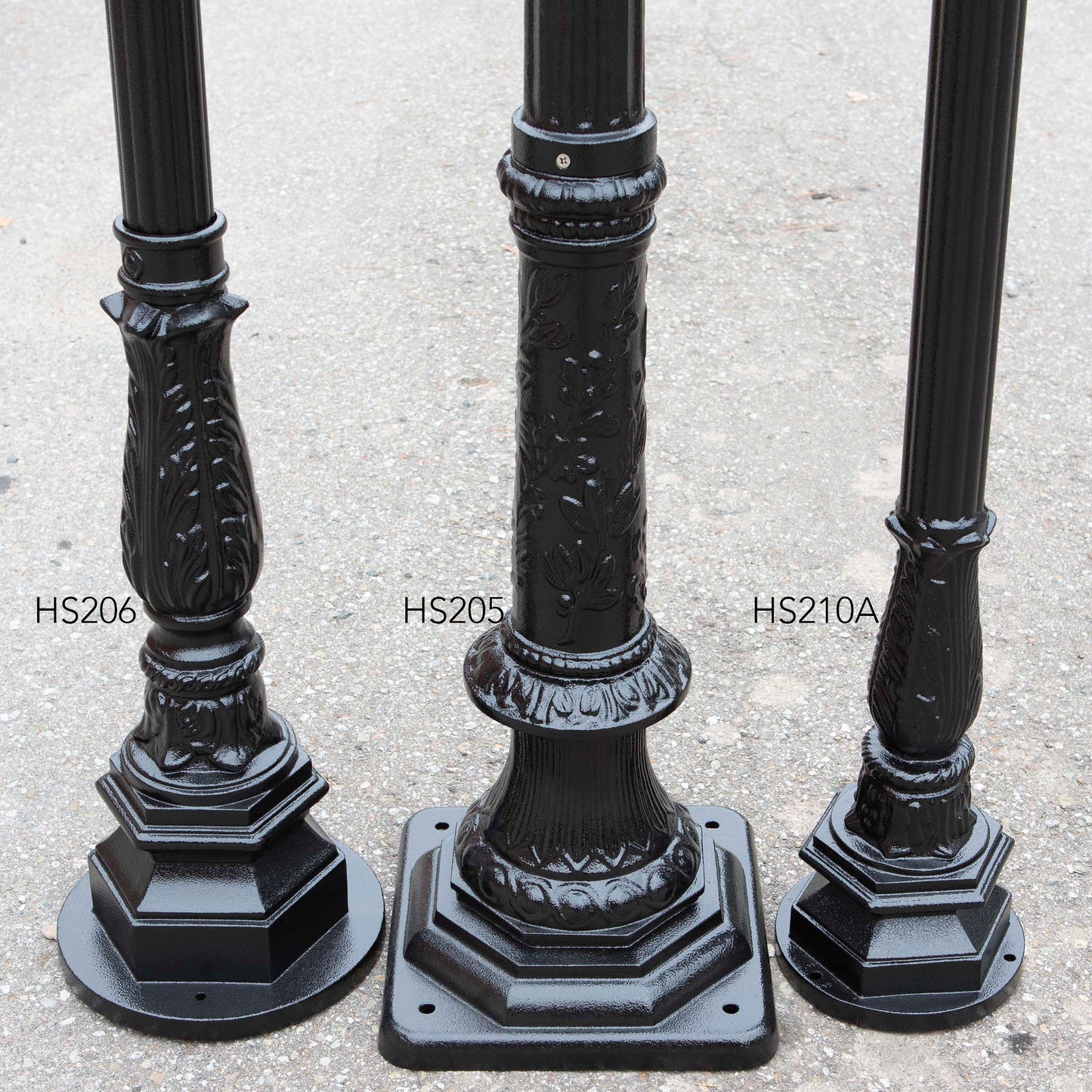 80" Cast Aluminum Post Light #HS210A