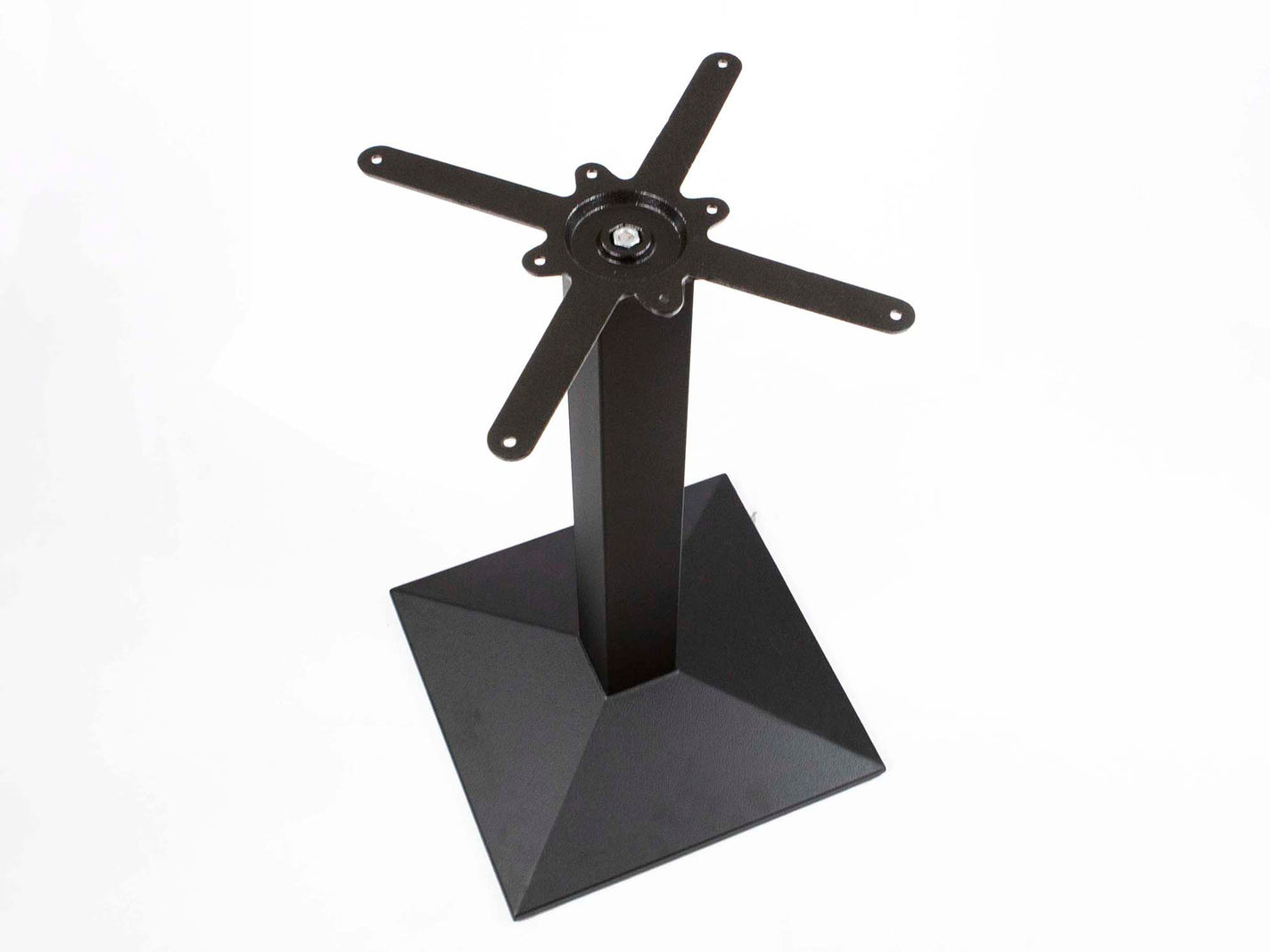 Cafe Table Base Square Bistro Table Base in Cast Iron, 1 PC, Pedestal Shape #JK3011 ...