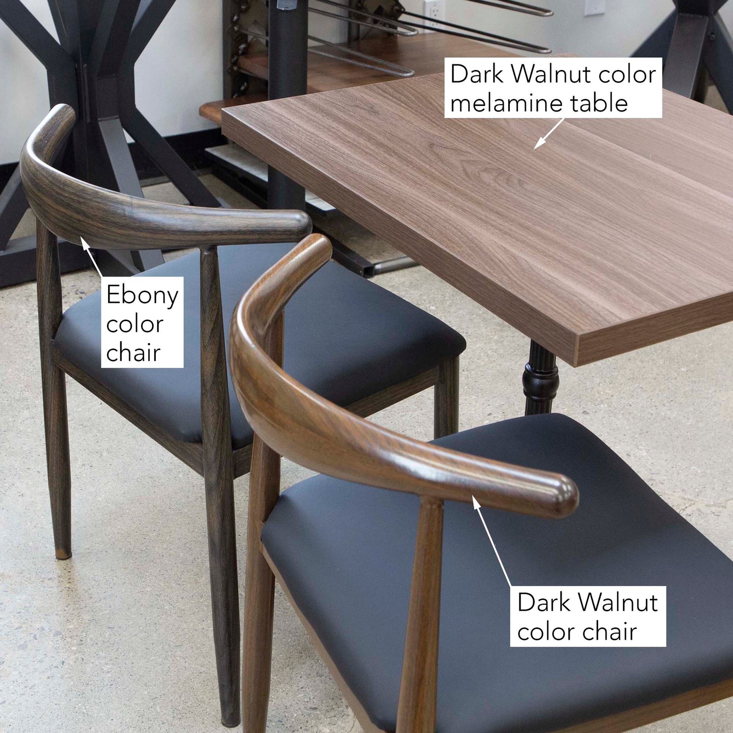 color of CK8014 metal restaurant chairs