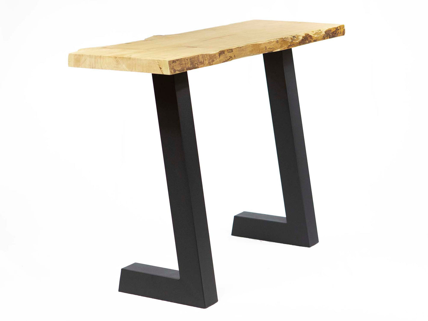 console table with metal legs