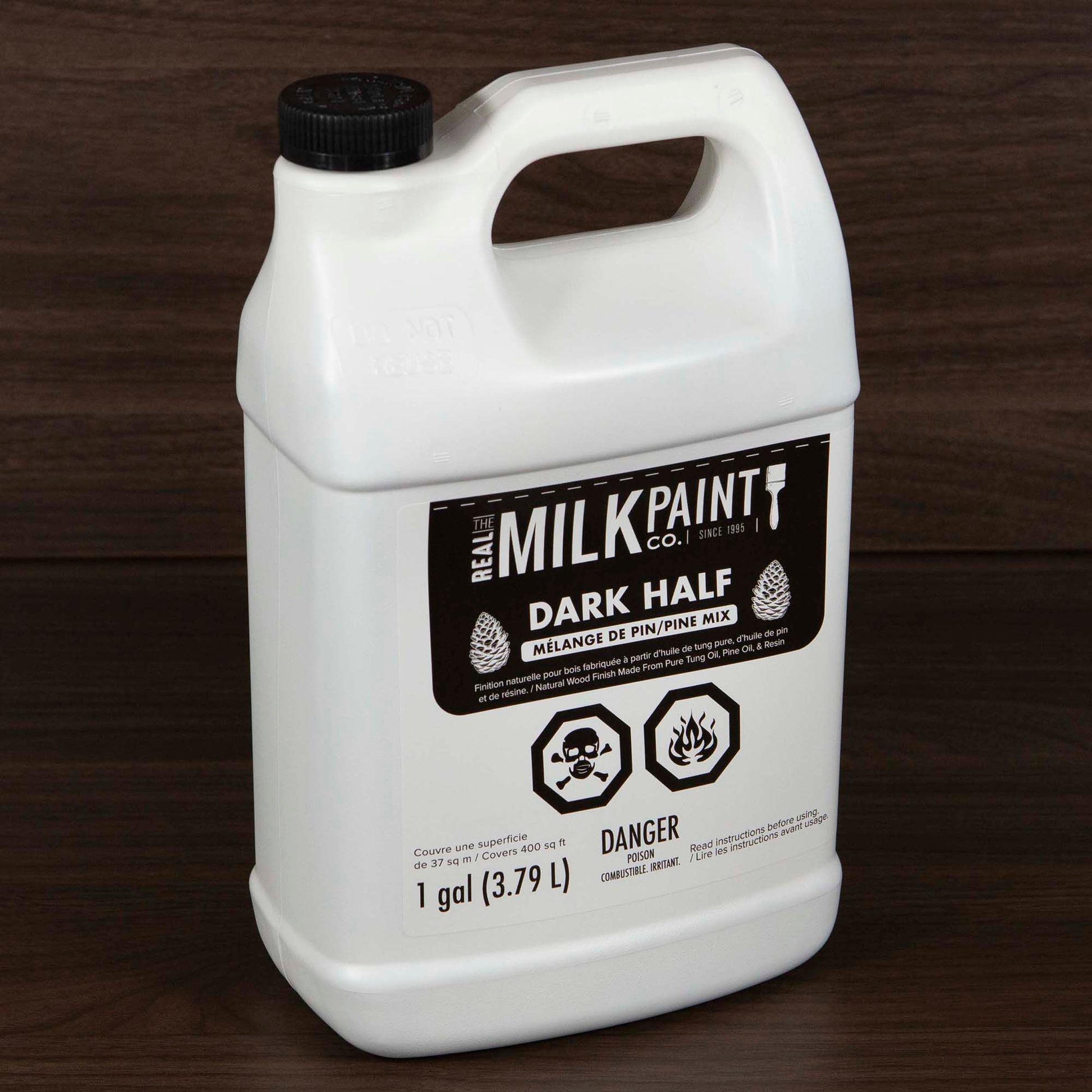 dark half tung oil by real milk paint