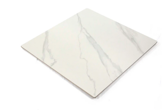 Clearance #200 30 x 30" Porcelain (Sintered Stone) Restaurant Table Top, White Color #KE3030-W