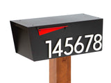 Regular Size Post-Mounted Mailbox, Contemporary Design #HC100