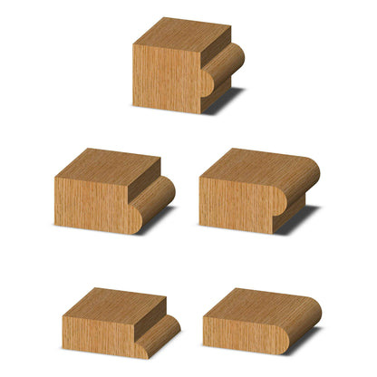 Whiteside, Half Round Router Bits, 1/2" Shank