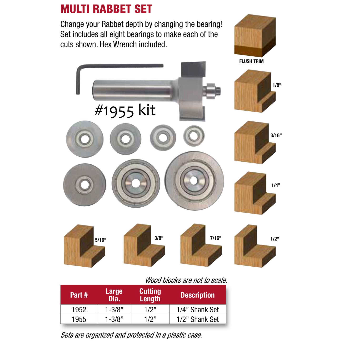 Whiteside, Rabbet Router Bits