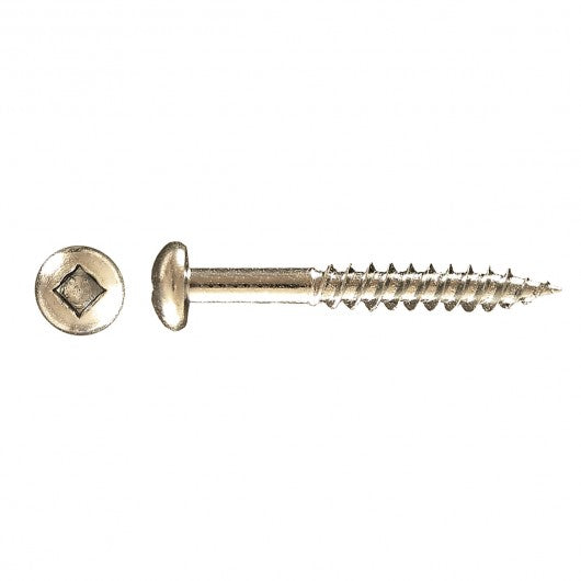 Hillman Paulin, Wood Screws, DIY pack, Round Head Square Drive Zinc Plated (14 Variants)