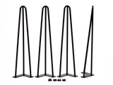 3-rod hairpin legs 22" tall