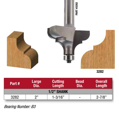 Whiteside, Cove and Bead Router Bits