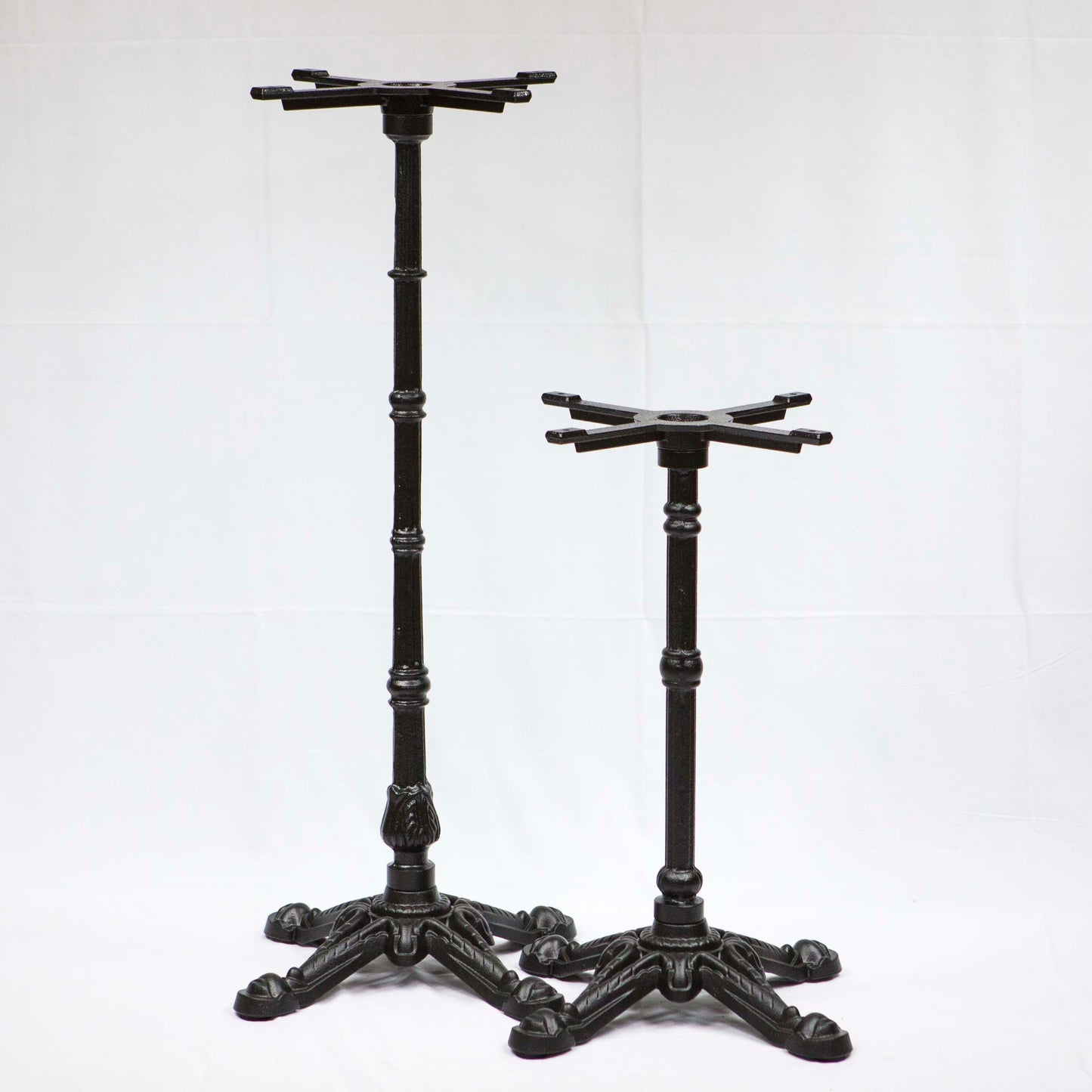 Cast Iron Pedestal Table Base, dining table and bar height, Restaurant, Classic - RustyDesign