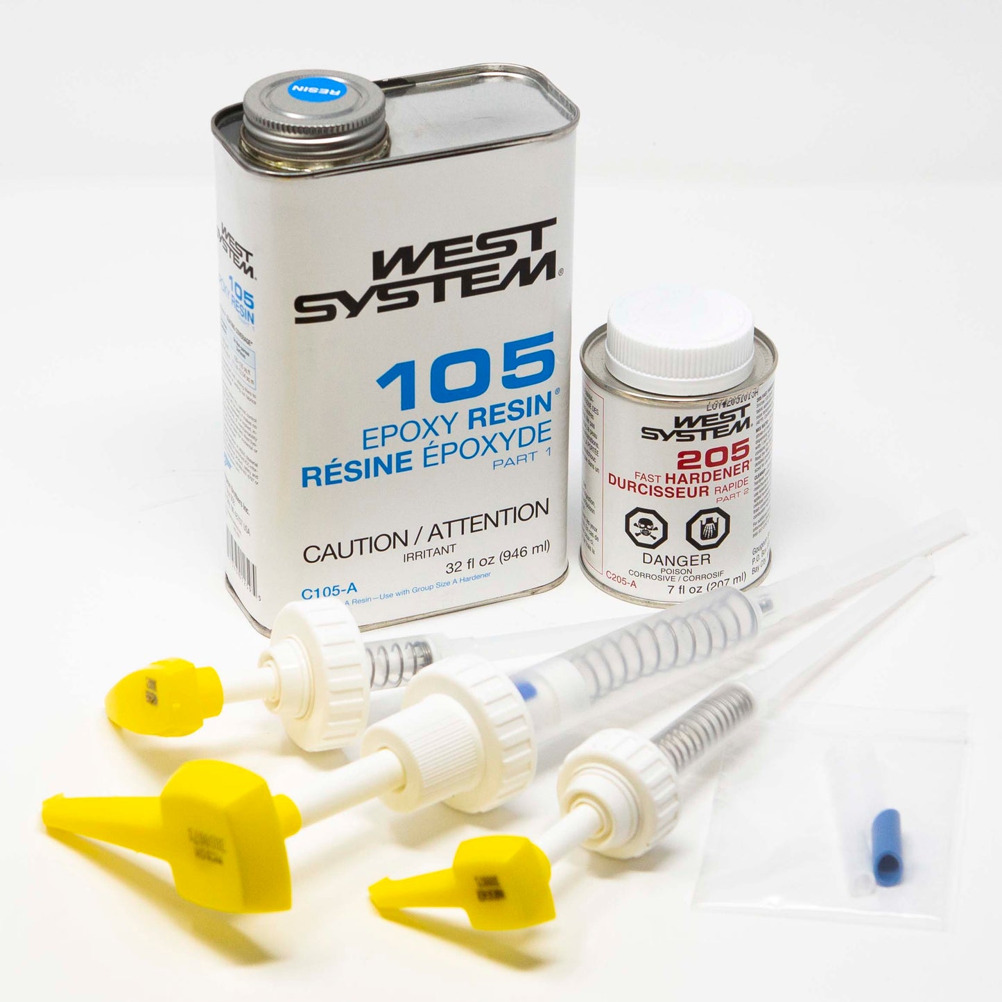 KIT, West System 105 Epoxy Resin & 205 Fast Hardener & 300 pump