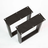 metal bench base, with U-shaped design
