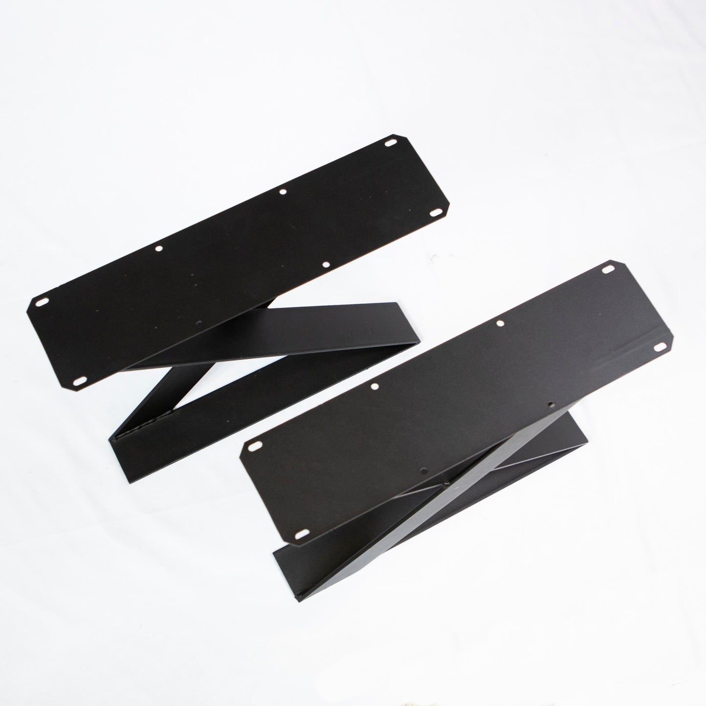 Coffee Table Legs, 1 Pair, Flat Iron X Shape #W5039D